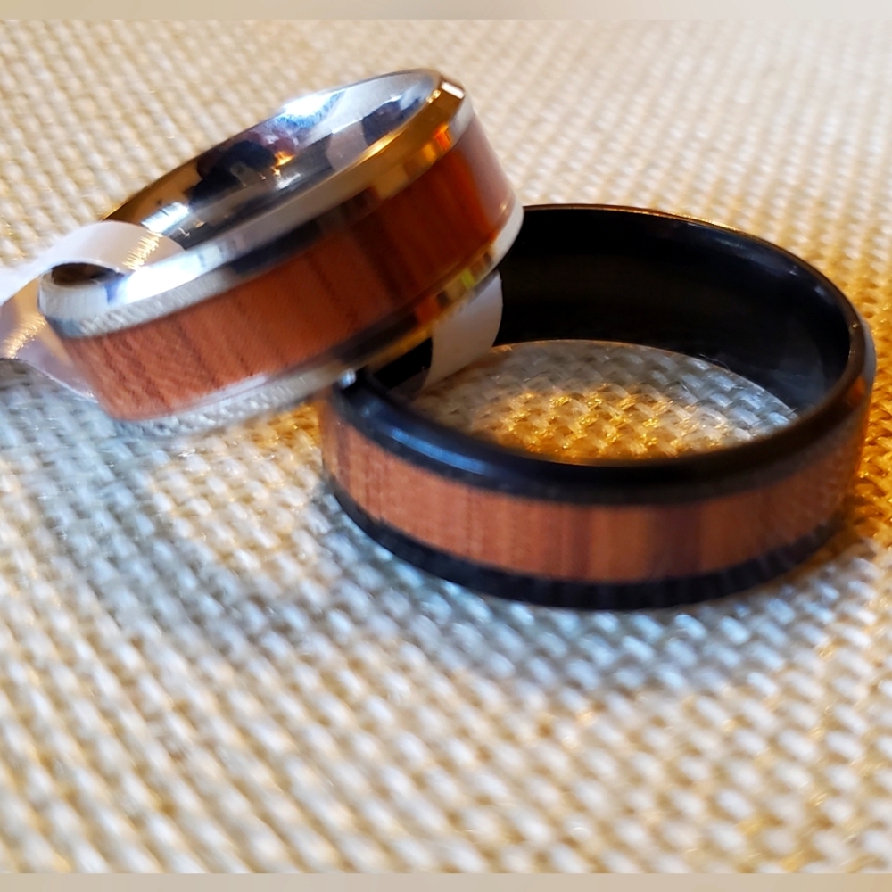 SILVER Wood Grain Ring!!!